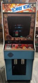 A video game console with a large screen.