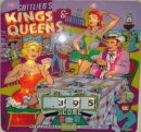 A game of kings and queens with three women playing cards.