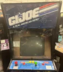A close up of an arcade game machine