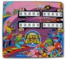 A pinball machine with many different characters on it.