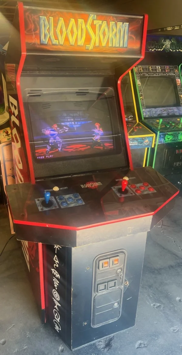 BLOODSTORM ARCADE MACHINE by STRATA 1994