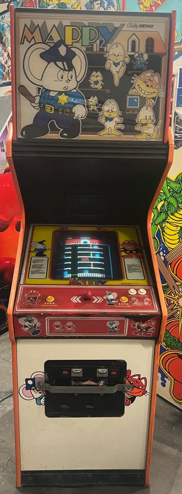 MAPPY ARCADE MACHINE by NAMCO