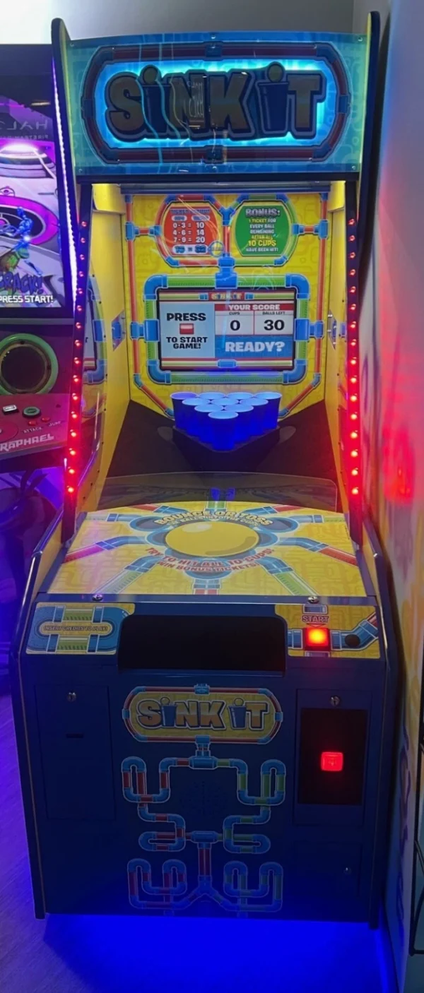 SINK IT BEER PONG ARCADE MACHINE by BAYTEK