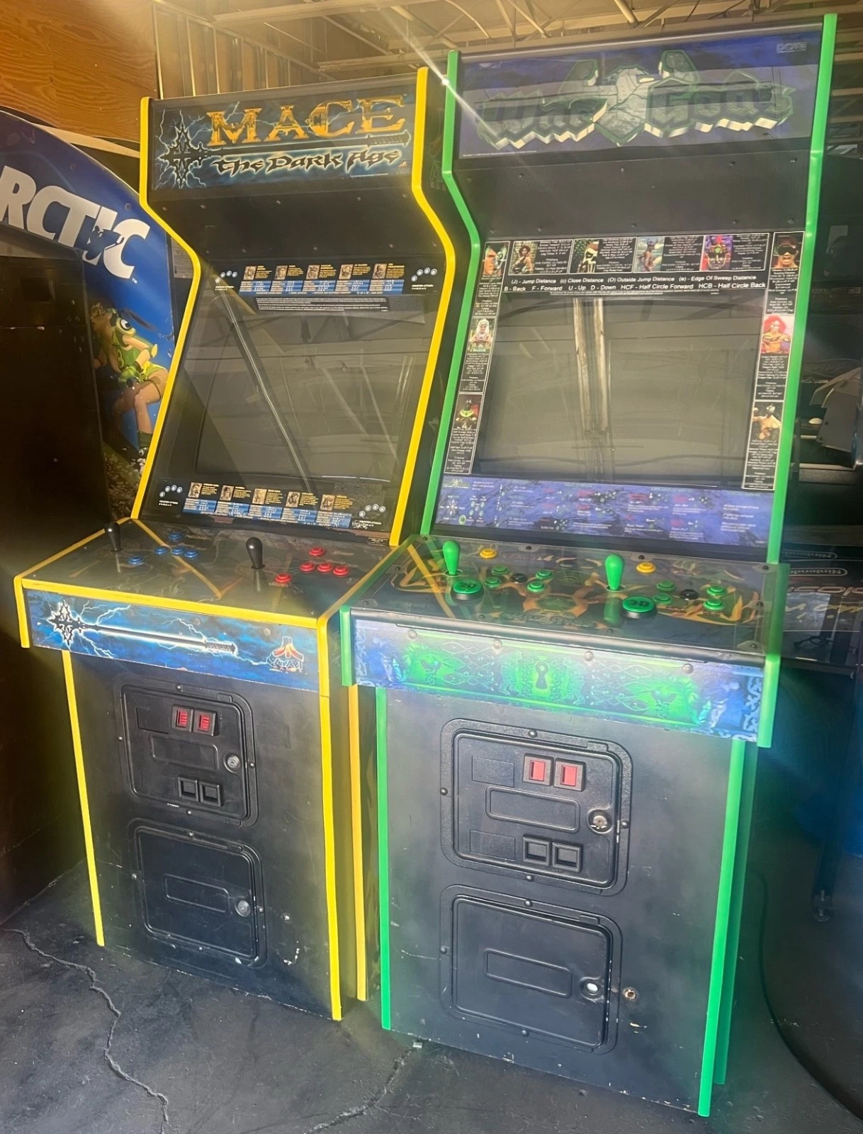WAR GODS ARCADE MACHINE by MIDWAY 1996