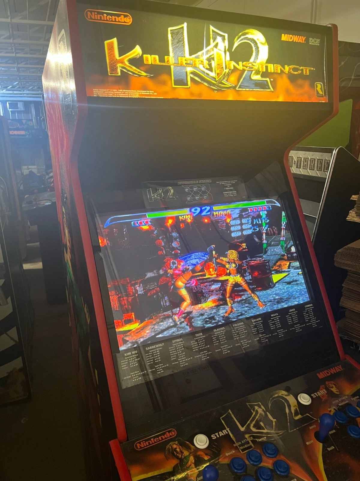 KILLER INSTINCT II ARCADE MACHINE by MIDWAY 1996 - Image 2
