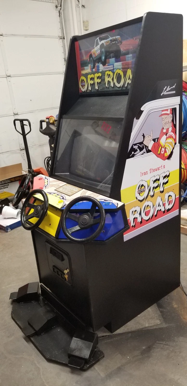 IVAN STEWART OFF ROAD ARCADE MACHINE by LELAND 1989 - Image 5