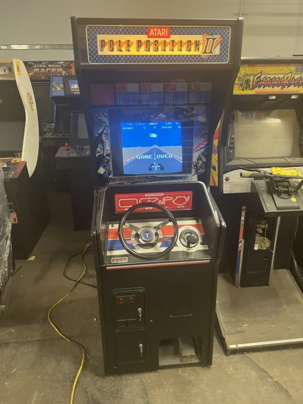 POLE POSITION II ARCADE MACHINE by ATARI 1982