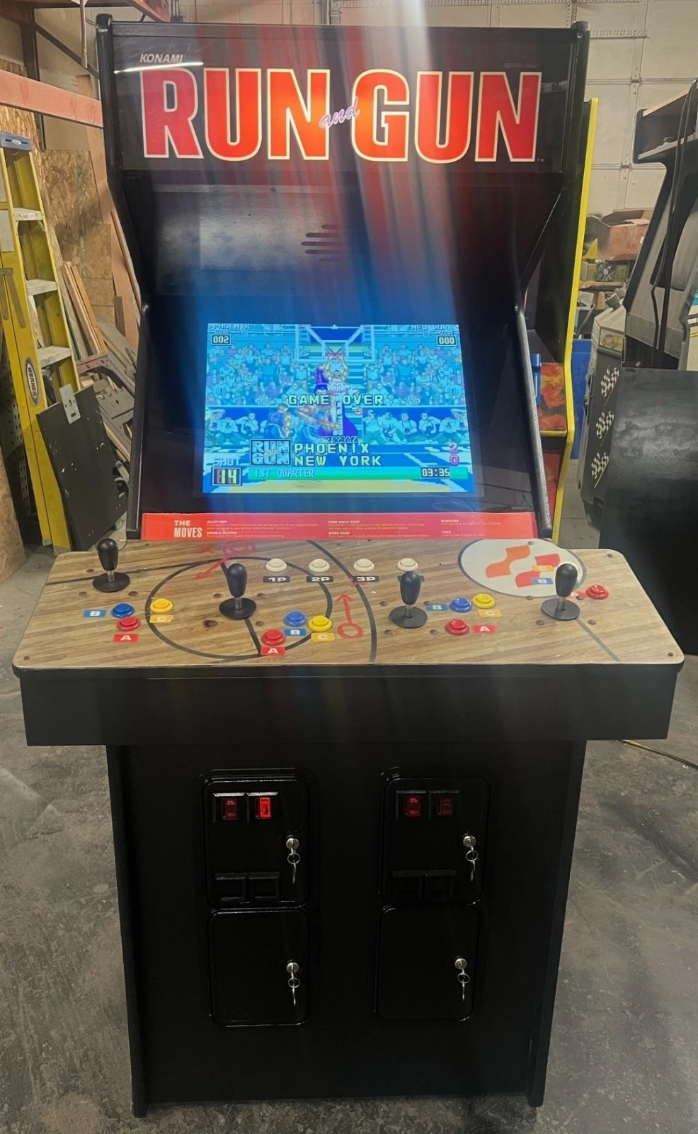 RUN AND GUN ARCADE MACHINE by KONAMI