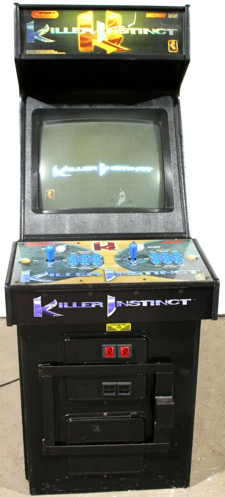 KILLER INSTINCT ARCADE MACHINE by MIDWAY 1994 - Image 4