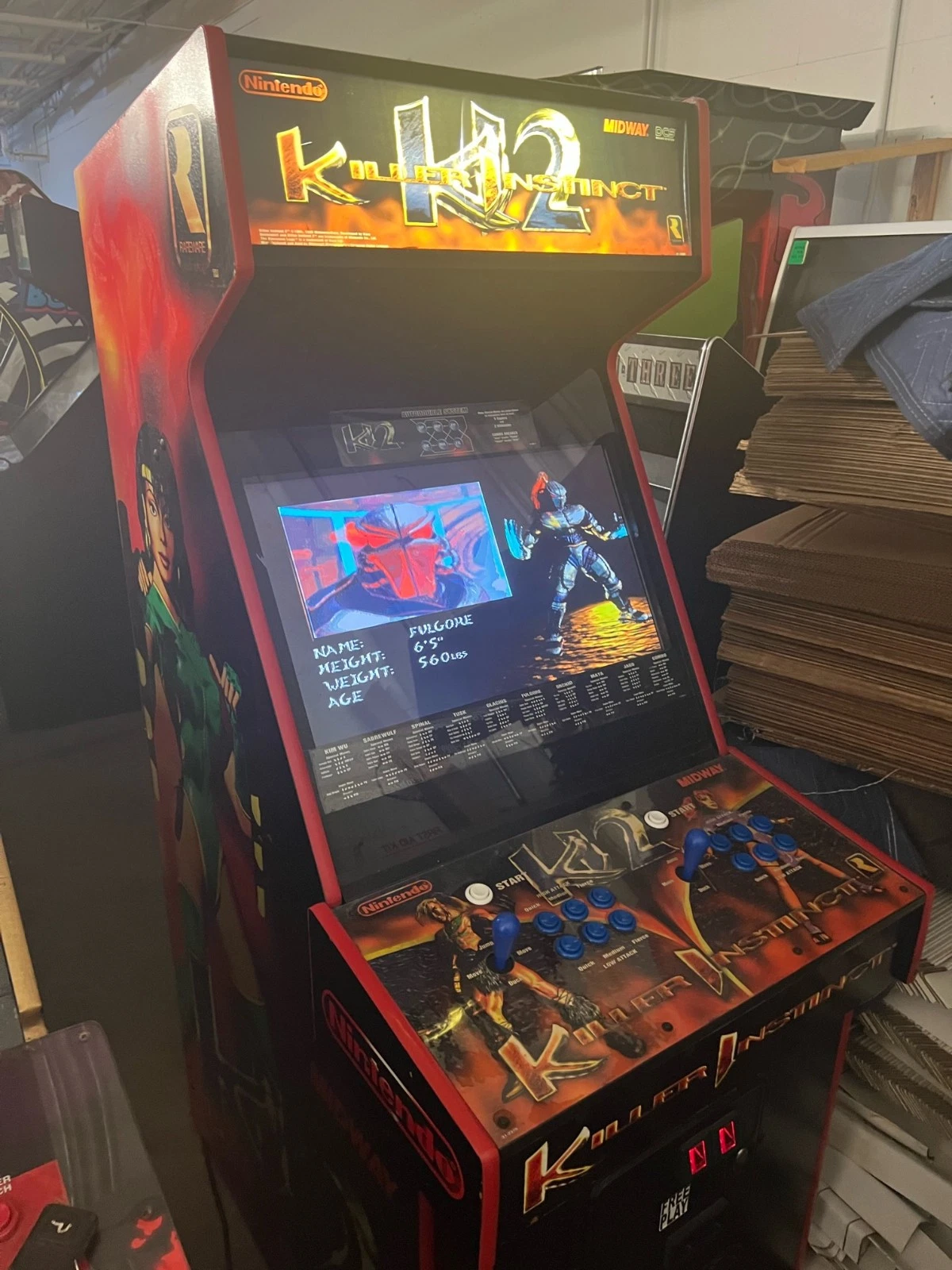 KILLER INSTINCT I & II ARCADE MACHINES by MIDWAY - Image 2